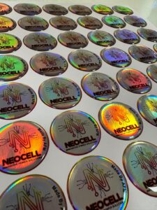 Hologramlı Damla Etiket